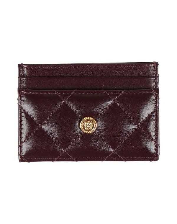 ヴェルサーチ レディース アクセサリー 財布 VERSACE カードケース Bordeaux