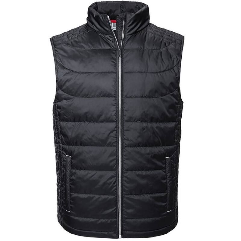 ラッセルアスレチック レディース アウター ジャケット・ブルゾン Russell Athletic Russell Mens Nano Padded Bodywarmer Black ブラック