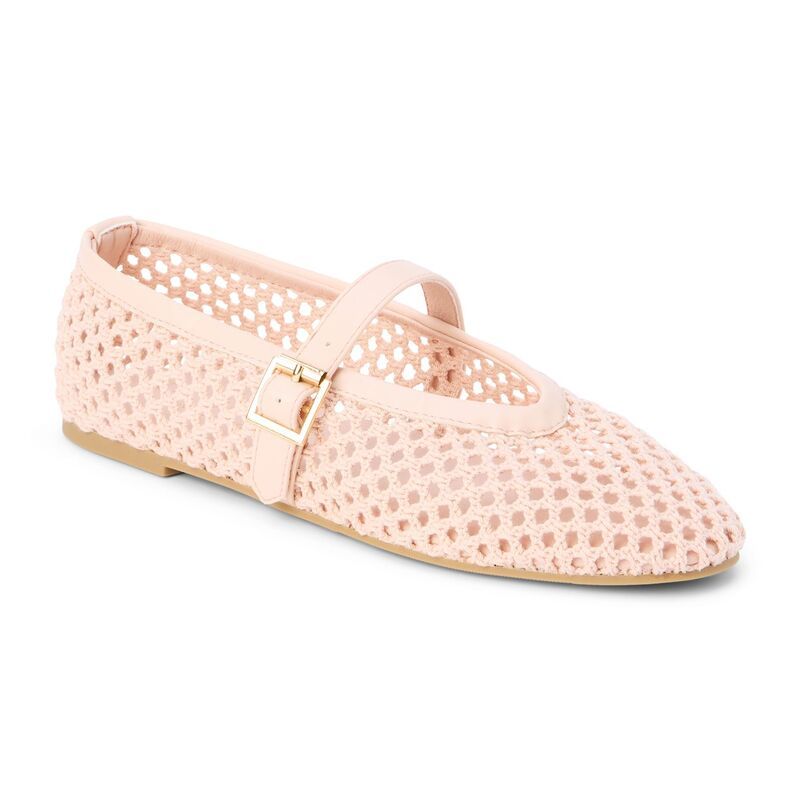 マチス レディース シューズ サンダル Coconuts by Matisse Nolita Womens Mary Jane Ballet Flats Powder Pink ピンク