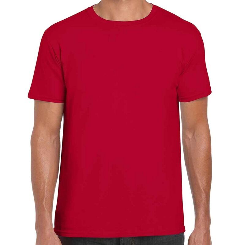 ギルダン レディース トップス Tシャツ Gildan Menshort Sleeve SoftStyle TShirt Cherry Red レッド