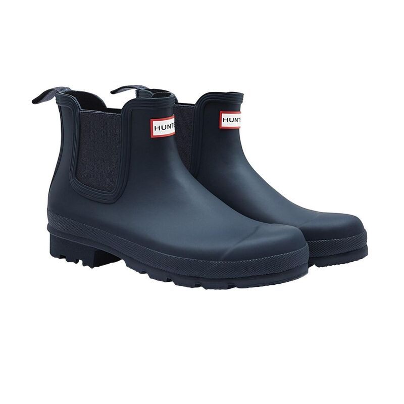 ハンター レディース シューズ ブーツ・レインブーツ チェルシーブーツ チェルシー Hunter Mens Original Chelsea Boots Navy ネイビー