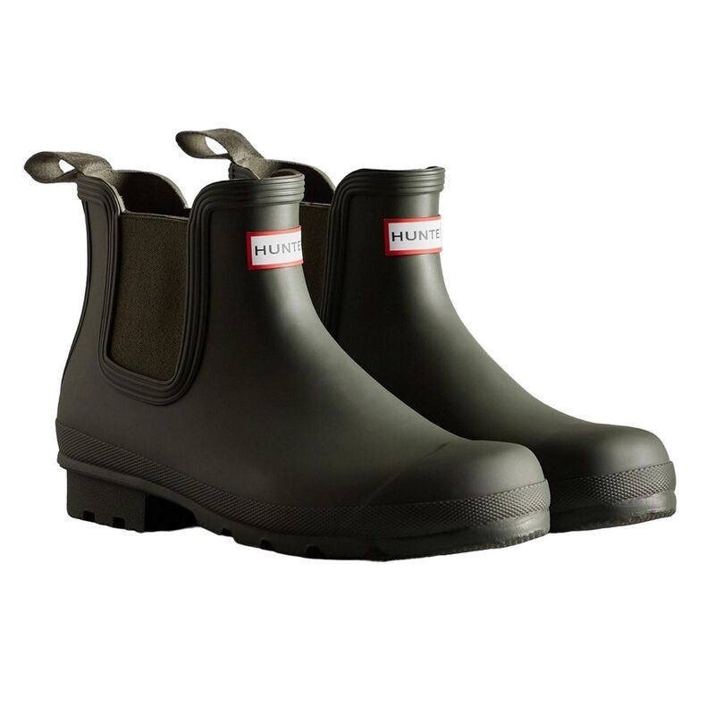 ハンター レディース シューズ ブーツ・レインブーツ チェルシーブーツ チェルシー Hunter Mens Original Chelsea Boots Dark Olive オリーブ 33,020円