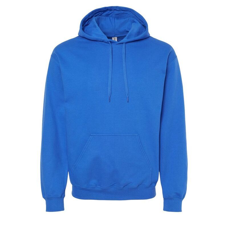 ギルダン レディース アウター ニット・セーター フリース パーカー Gildan Unisex Adult Softstyle Fleece Midweight Hoodie Royal Blue ブルー