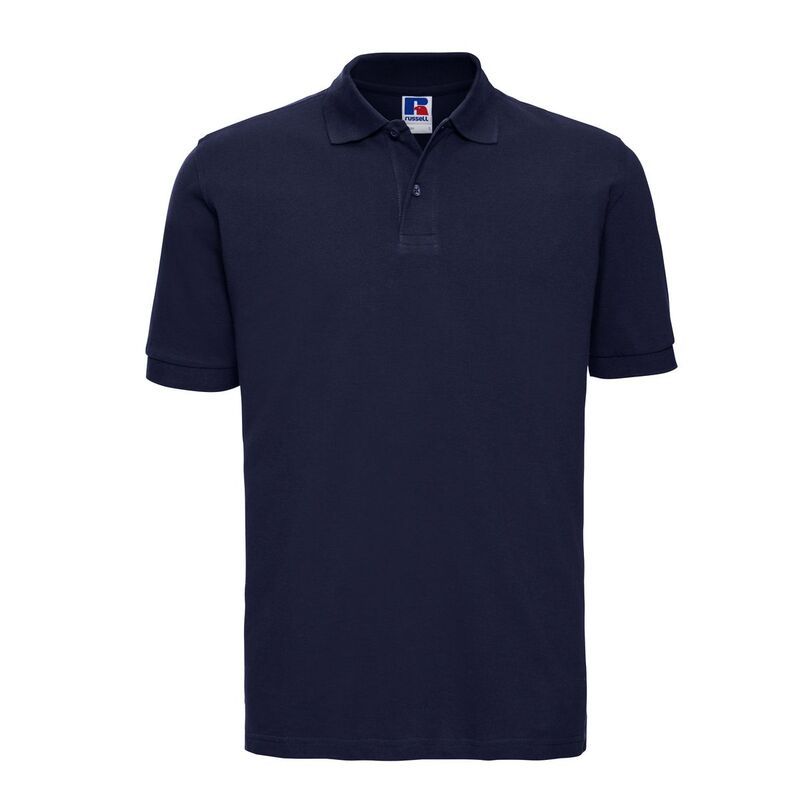 ラッセルアスレチック レディース トップス Tシャツ ポロシャツ コットン Russell Athletic Russell Mens 100 Cotton Short Sleeve Polo Shirt French Navy ネイビー
