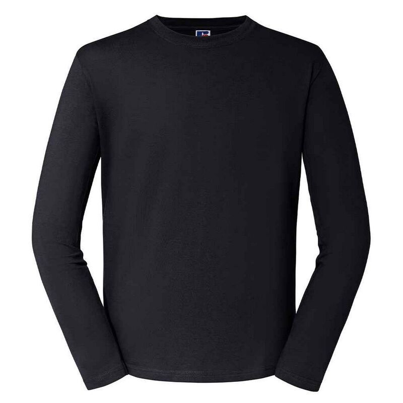 ラッセルアスレチック レディース トップス Tシャツ 長袖 Russell Athletic Russell Unisex Adult Classic LongSleeved TShirt Black ブラック