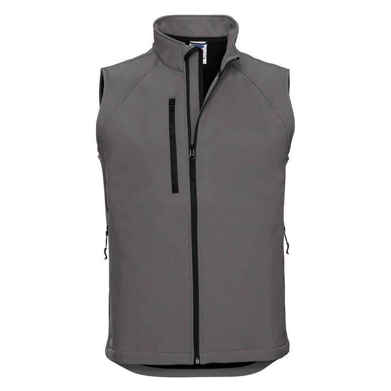 ラッセルアスレチック レディース アウター ジャケット・ブルゾン ジレ Russell Athletic Russell Mensoftshell Giletitanium