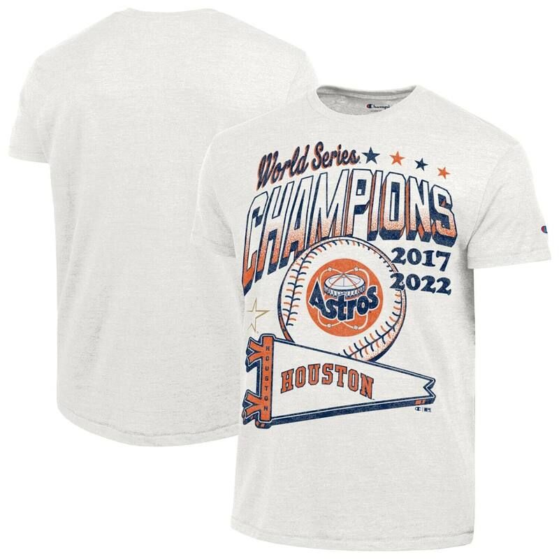 チャンピオン レディース トップス Tシャツ Mens Champion White Houston Astros Winning Tradition Cooperstown TriBlend TShirt Ast White ホワイト