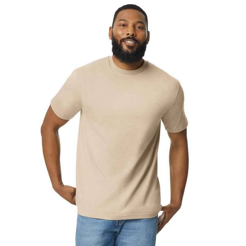 ギルダン レディース トップス Tシャツ コットン Gildan Mens Cotton LightweightShirt Sand サンド