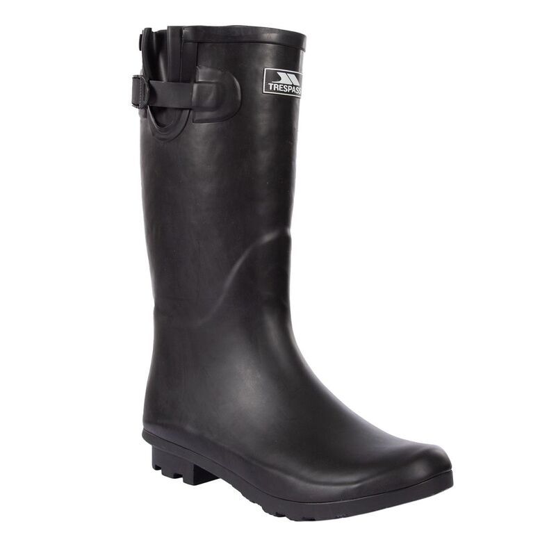 トレスパス レディース シューズ ブーツ・レインブーツ Trespass WomensLadies Damon Waterproof Wellington Boots Black ブラック