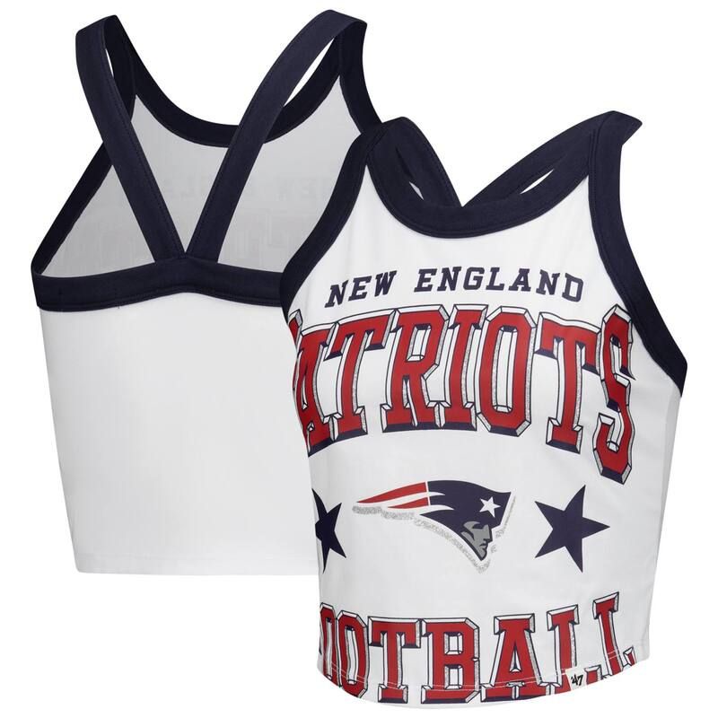 フォーティセブンブランド レディース トップス Tシャツ 47 Brand Womens 47 White New England Patriots Energize Sporty Tank Topat White ホワイト 10,570円