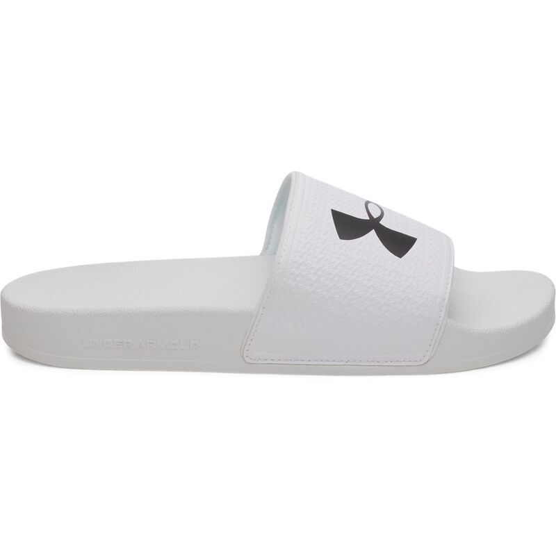 アンダーアーマー レディース シューズ サンダル Under Armour ARMR MenslipOn Comfort Slides White Black ホワイト