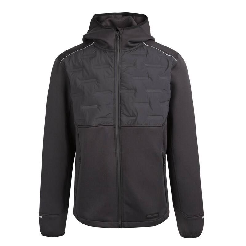 トレスパス レディース アウター ジャケット・ブルゾン Trespass Mens Bolfort Active Hybrid Jacket Black ブラック