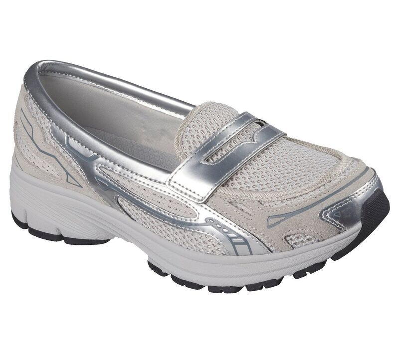 スケッチャーズ レディース シューズ サンダル スニーカー Skechers VARCITY WomenslipOn Sneakersilver シルバー