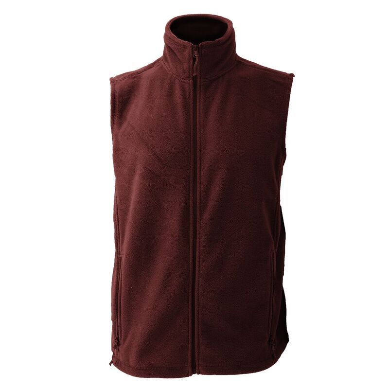 ラッセルアスレチック レディース アウター ジャケット・ブルゾン ジレ フリース Russell Athletic Russel Fleece Gilet Jacket Bodywarmer Burgundy バーガンディ