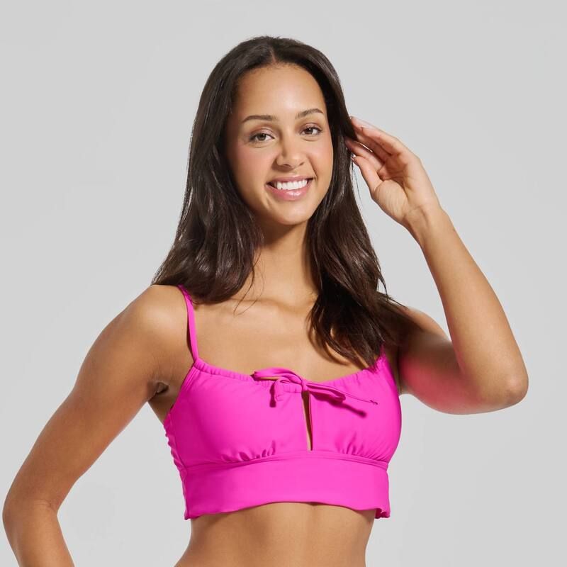 エスオー レディース 水着 トップのみ Juniors SO Tunneled Midkini Swim Top Mystic Magenta マゼンタ