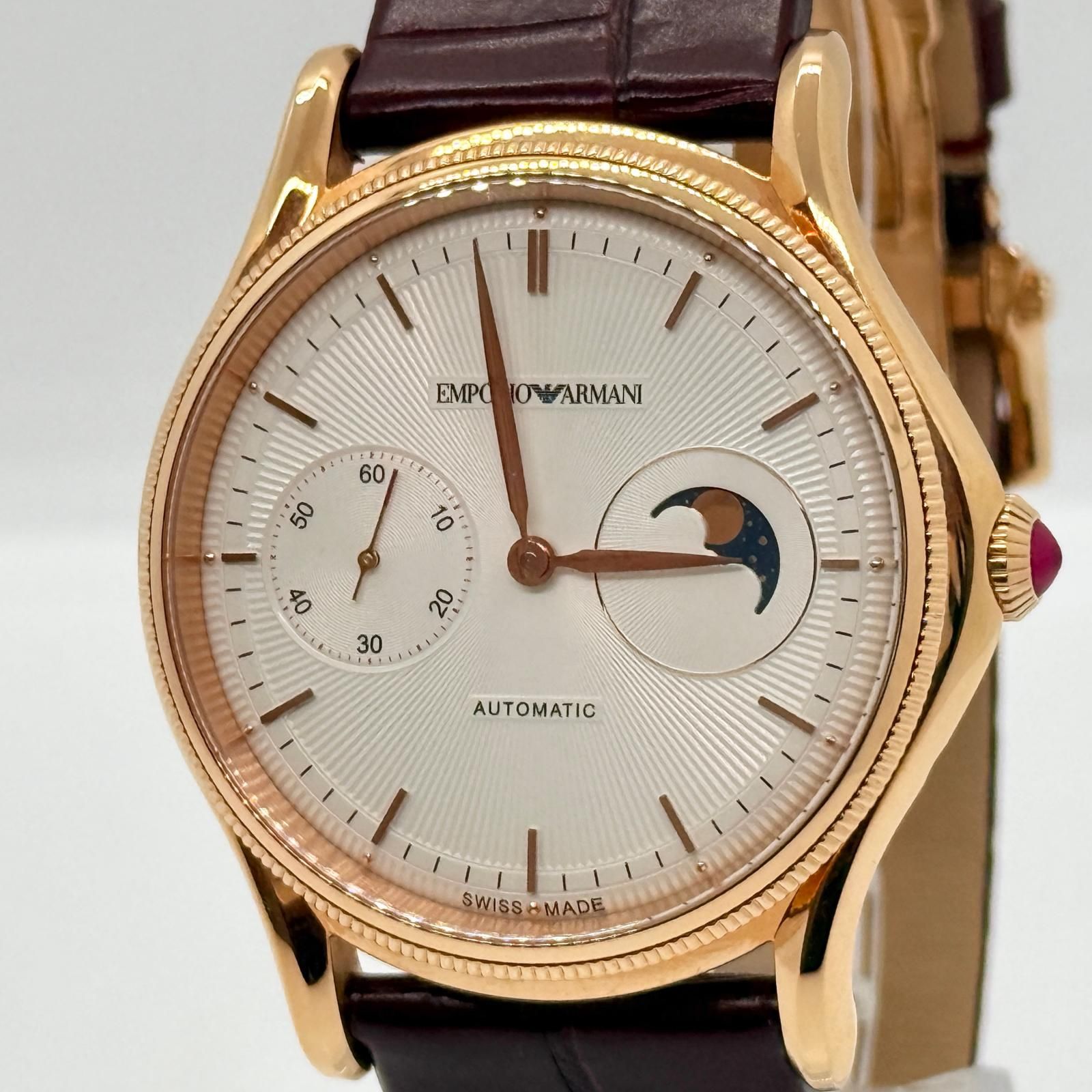 Emporio Armani エンポリオ・アルマーニ SPECIAL EDITION ARS3611 ホワイト AT メンズ 腕時計 稼働品