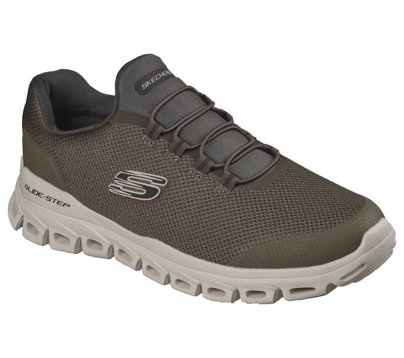 スケッチャーズ レディース シューズ スニーカー Skechers GlideStep Mens Flexible Comfort Sneakers Olive オリーブ