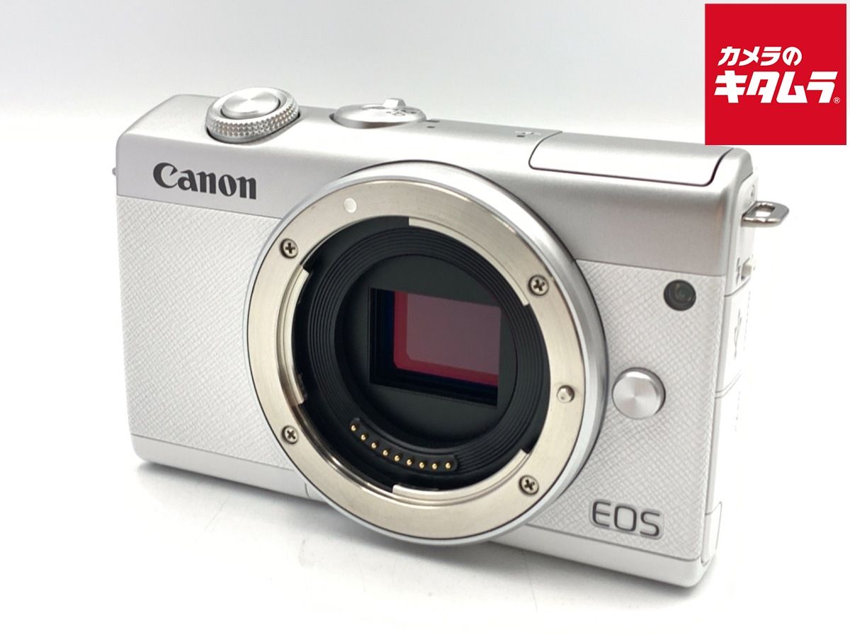 【中古】 【良品】 キヤノン EOS M200 ボディ ホワイト