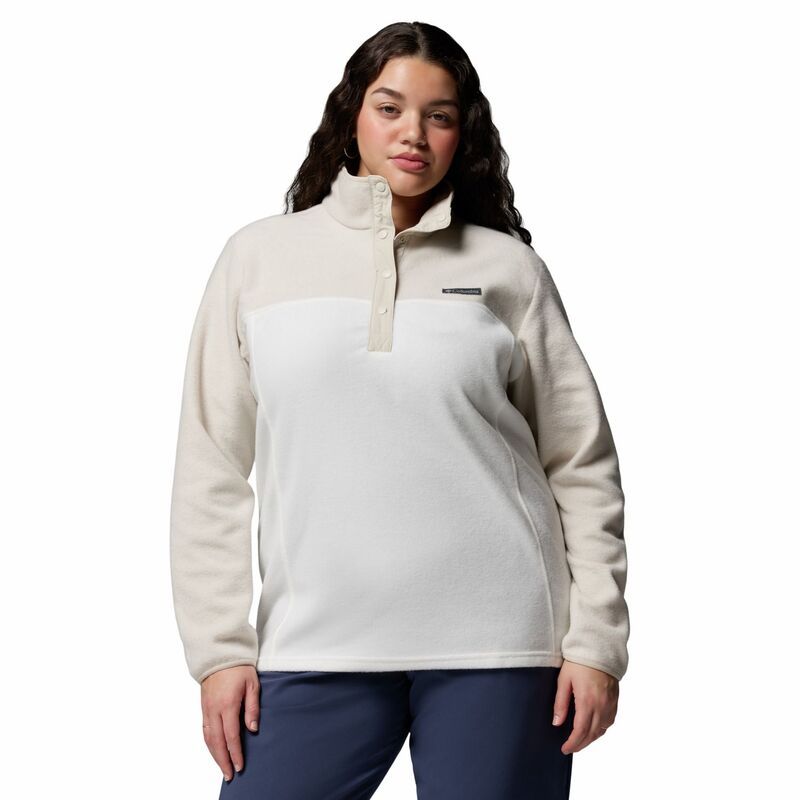コロンビア レディース アウター ジャケット・ブルゾン Womens Columbia Benton Springs 12 Snapullover Sea Salt Dark Stone ストーン