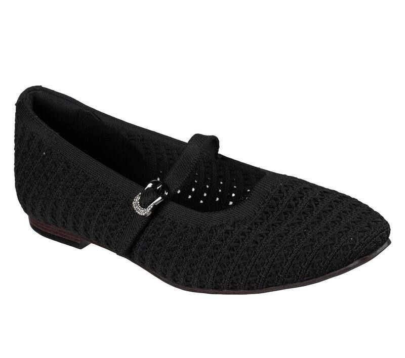 スケッチャーズ レディース シューズ サンダル Skechers Cleo Snip WomenslipOn Comfort Flats Black ブラック