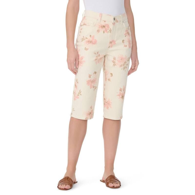 グロリアバンデービルト レディース ボトムス カジュアルパンツ キャップ Womens Gloria Vanderbilt Amanda Skimmer Capri Pants Faded Blossom