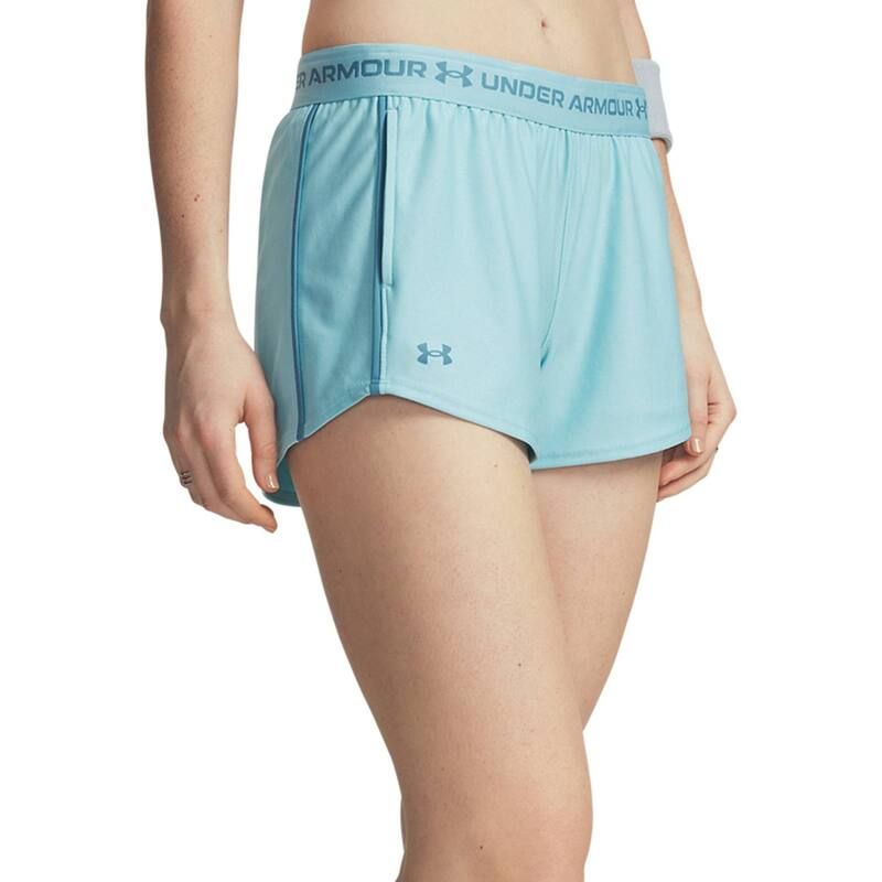 アンダーアーマー レディース ボトムス ハーフパンツ・ショーツ ショートパンツ Womens Under Armour Tech Play Up Shorts Blue Haze ブルー