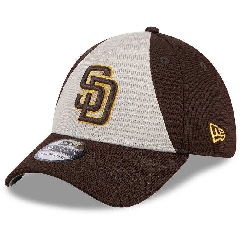 ニューエラ レディース アクセサリー 帽子 Mens New Era Brown San Diego Padres 2024 Batting Practice 39THIRTY Flex Hat Pad Brown ブラウン