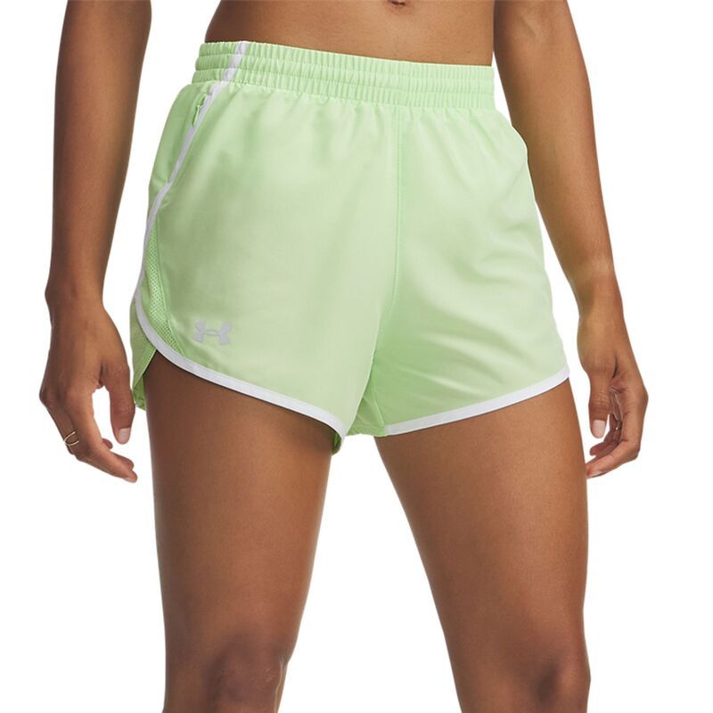 アンダーアーマー レディース ボトムス ハーフパンツ・ショーツ ショートパンツ Womens Under Armour FlyBy Shorts Lumos Lime ライム