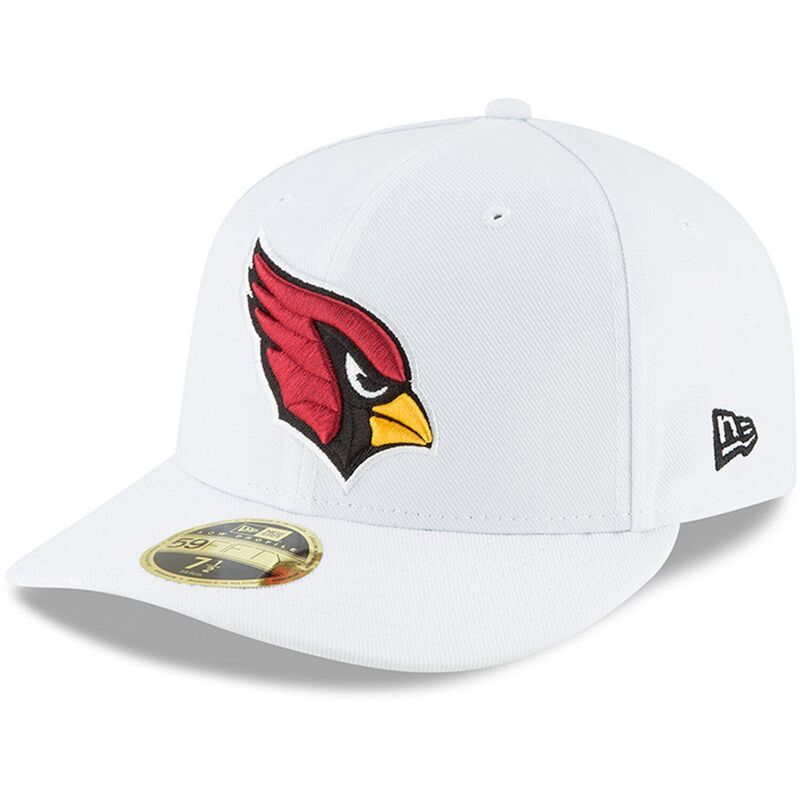 ニューエラ レディース アクセサリー 帽子 Mens New Era White Arizona Cardinals Omaha Low Profile 59FIFTY Fitted Hat Acr White ホワイト