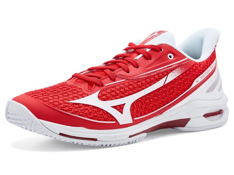 ミズノ メンズ シューズ スニーカー Mizuno Wavexceed Tour 7 AC Fiery RedWhite ホワイト