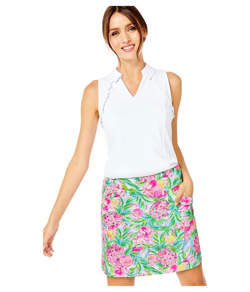 リリーピュリッツァー レディース ボトムスカート Lilly Pulitzer Maryana Skort UPF 50 Resort White Mo ホワイト