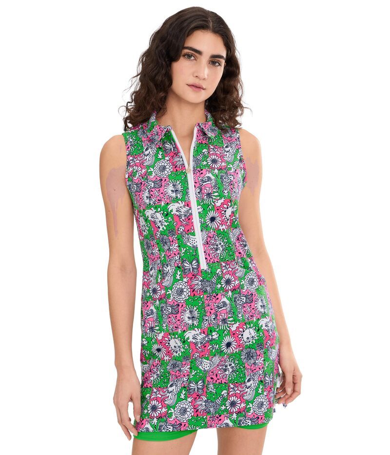 リリーピュリッツァー レディース トップス ワンピース Lilly Pulitzer Kathy Bow Dress UPF 50 Cherry Blossom