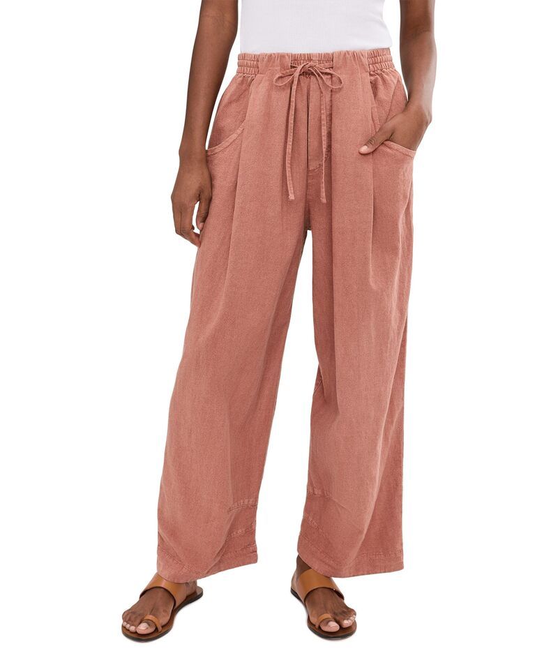フリーピープル レディース ボトムス カジュアルパンツ Free People Chambers Laid Back PullOn Canyon Sunset
