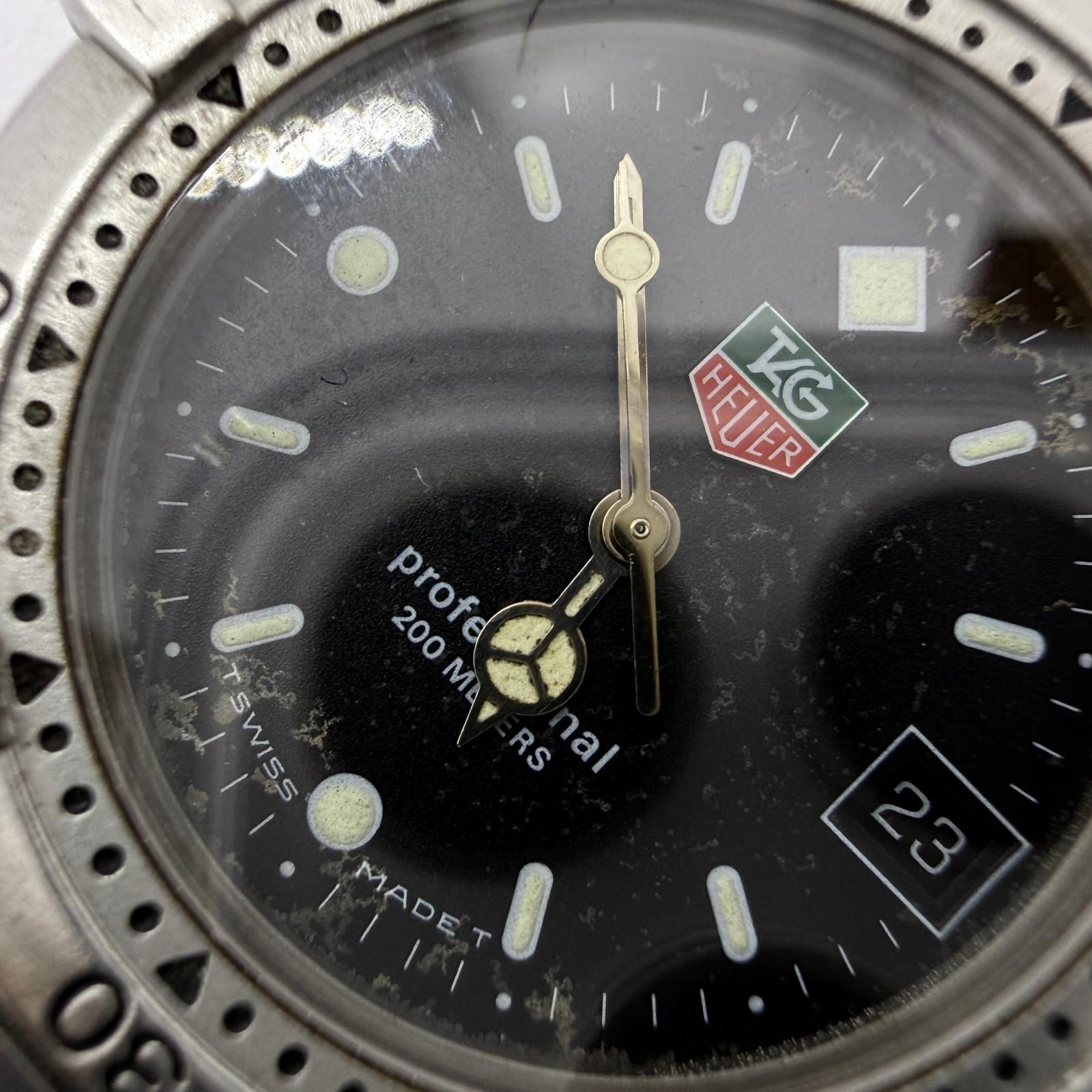 TAG HEUER タグホイヤー プロフェッショナル 200m 962.013F-2 ブラック 
