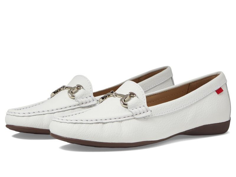 マークジョセフニューヨーク レディース シューズ スリッポン・ローファー Marc Joseph New York Carteroad Loafer White Grainy ホワイト