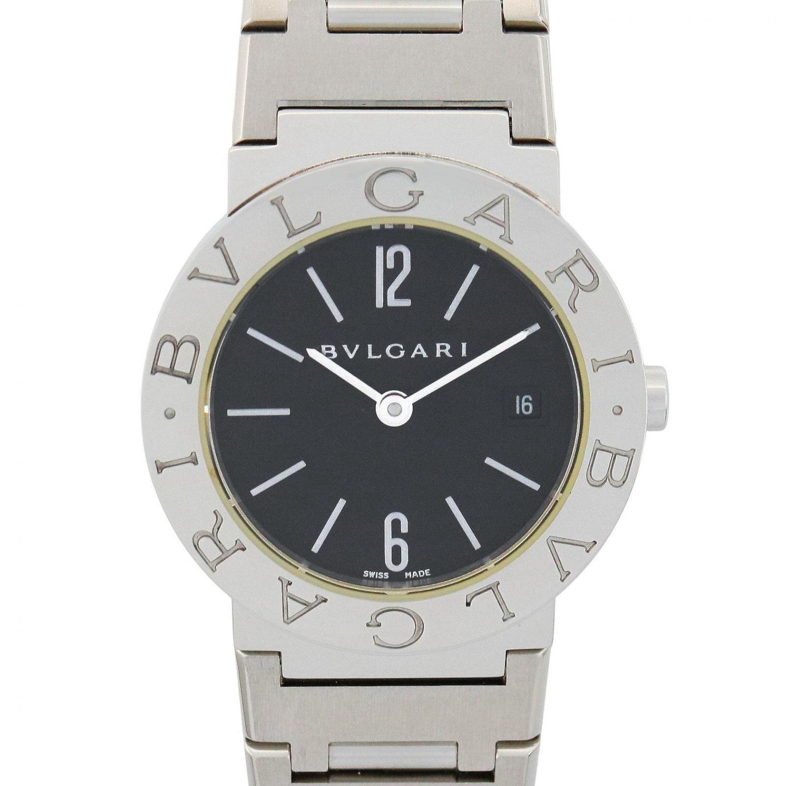 ブルガリ BVLGARI 腕時計 ブルガリ ブルガリ BB26SS ブラック ステンレススチール ブルガリ ブルガリ レディース Used A