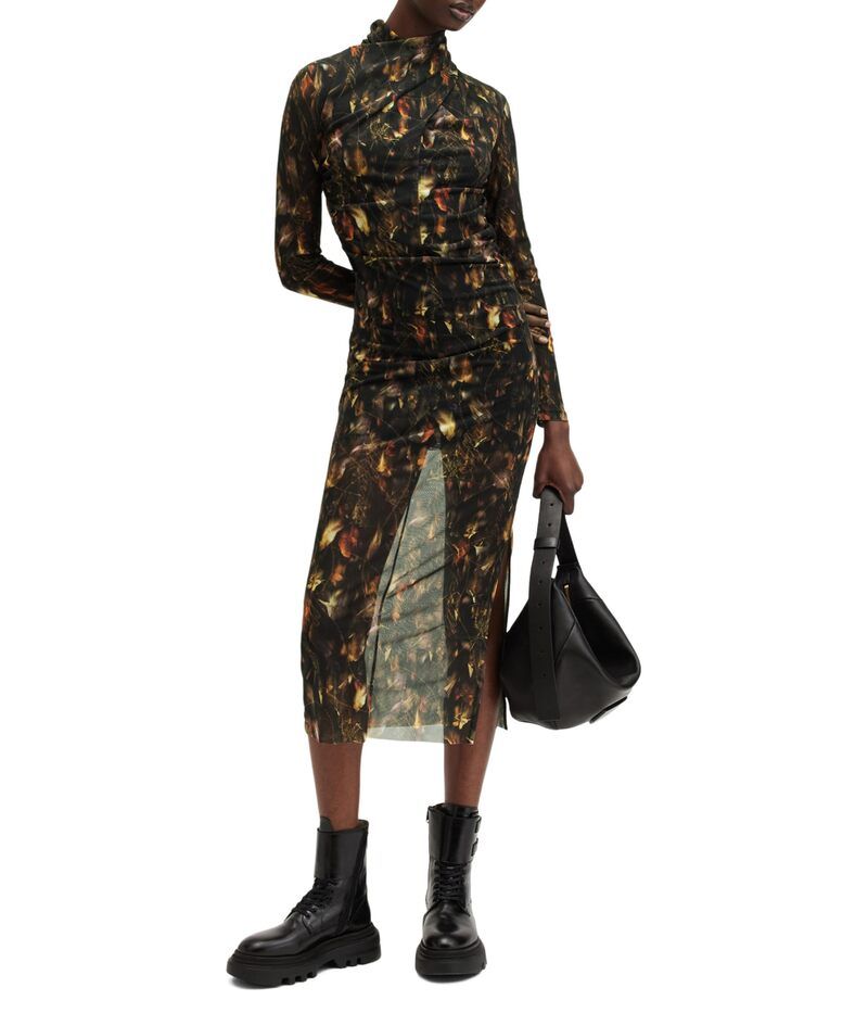 オールセインツ レディース トップス ワンピース AllSaints Tia Dress Kateri Hazel Br