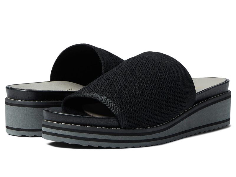ダイビッドテイト レディース シューズ サンダル A ライン David Tate Aline Black Stretch F ブラック