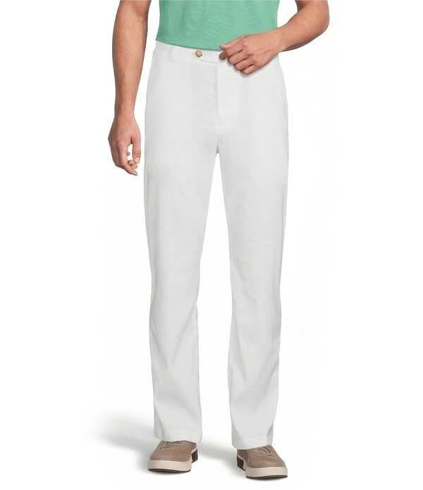カリビアン メンズ ボトムス カジュアルパンツ リネン Caribbean Linen Performance Pants White ホワイト