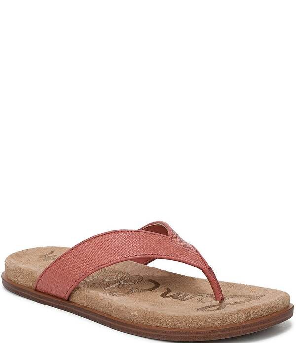 サムエデルマン レディース シューズ サンダル Sam Edelman Lila Basket Weave Raffia Thong Sandals Indie Pink ピンク
