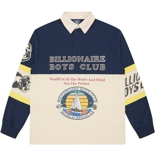 ビリオネアボーイズクラブ メンズ トップス ポロシャツ Billionaire Boys Club Mens Long Sleeve Polo Shirt Multi Check マルチカラー