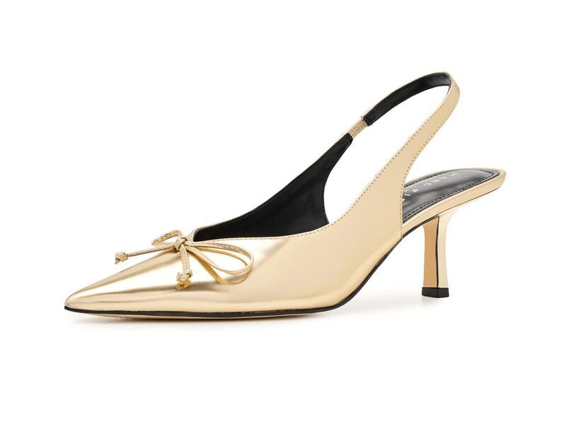 マーク・フィッシャー レディース シューズ サンダル Marc Fisher LTD Gretel Gold Mirror Metallic Leather ゴールド