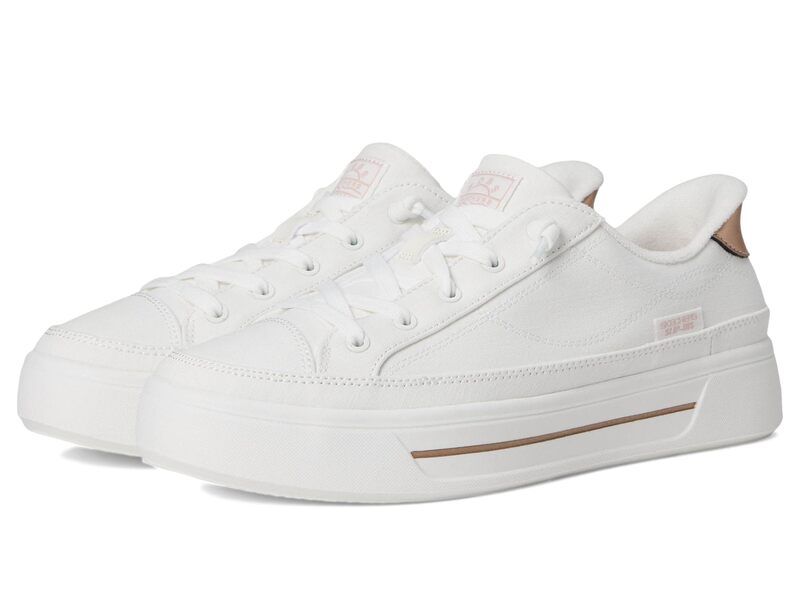 スケッチャーズ レディース シューズ スニーカー BOBS from SKECHERS Bobsocial White ホワイト
