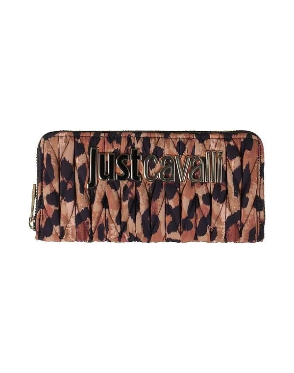 ジャストカバリ レディース アクセサリー 財布 JUST CAVALLI Camel キャメル