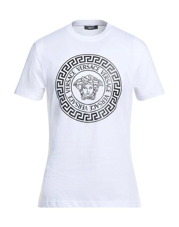 ヴェルサーチ メンズ トップス Tシャツ VERSACE White ホワイト