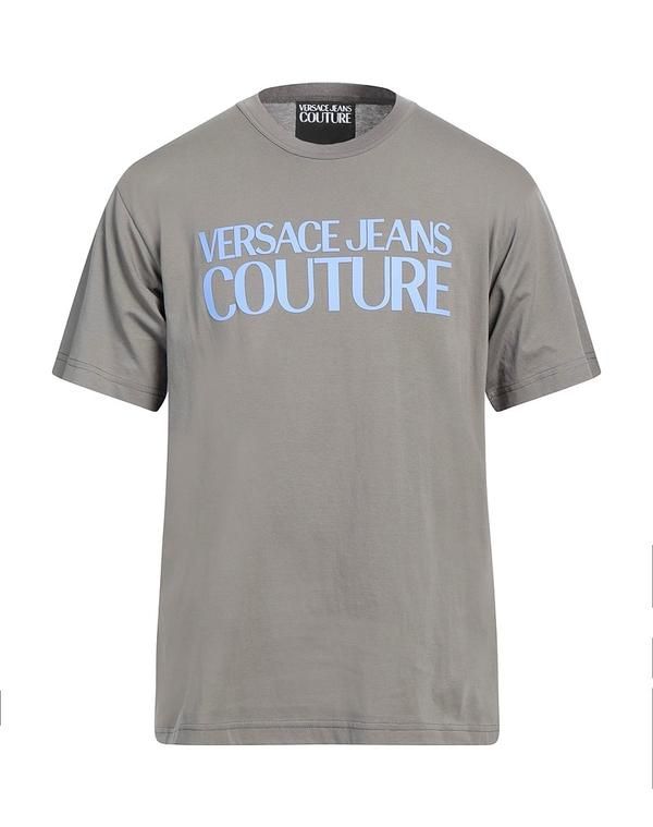 ヴェルサーチ メンズ トップス Tシャツ VERSACE JEANS COUTURE Gray グレー