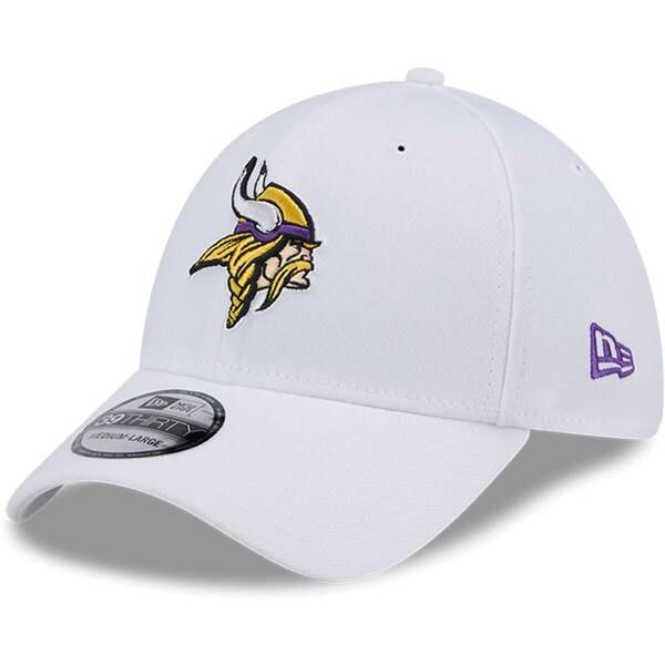 ニューエラ メンズ アクセサリー 帽子 Mens New Era White Minnesota Vikings Main 39THIRTY Flex Hat White ホワイト 10,110円