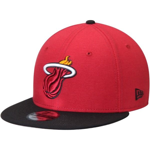 ニューエラ メンズ アクセサリー 帽子 Mens New Era RedBlack Miami Heat 2Tone 9FIFTY Adjustable Snapback Hat Red レッド 10,485円