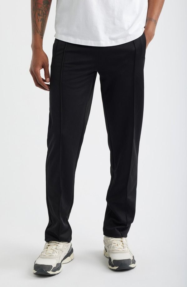 パーム・エンジェルス メンズ ボトムス カジュアルパンツ トラックパンツ ロゴ Palm Angels Back Curved Logo Track Pants Black Off White オフホワイト