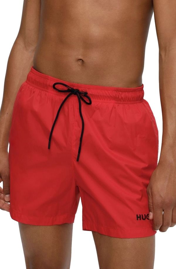 ボス メンズ 水着 ハーフパンツ・ショーツ BOSS Haiti Recycled Polyamide Swim Trunks Open Pink ピンク